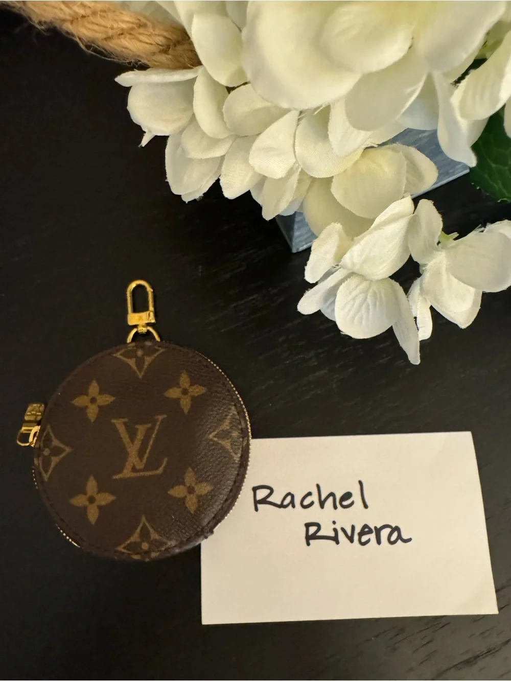 Louis Vuitton Multi Pochette Accessoires Round Coin Purse Monogram